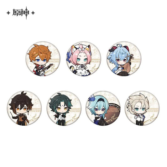 Genshin Impact Concert 2023 Series Character Chibi Badge