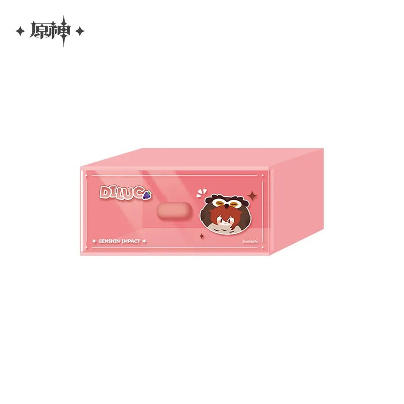 Teyvat Zoo Theme Series Desktop Storage Box