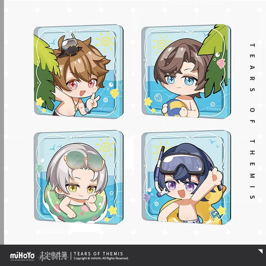 You Le Water World Series Chibi Oil-injected Acrylic Refrigerator Magnet
