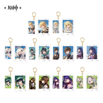 Genshin Impact FES 2023 Series Polaroid & Acrylic Keychain Set