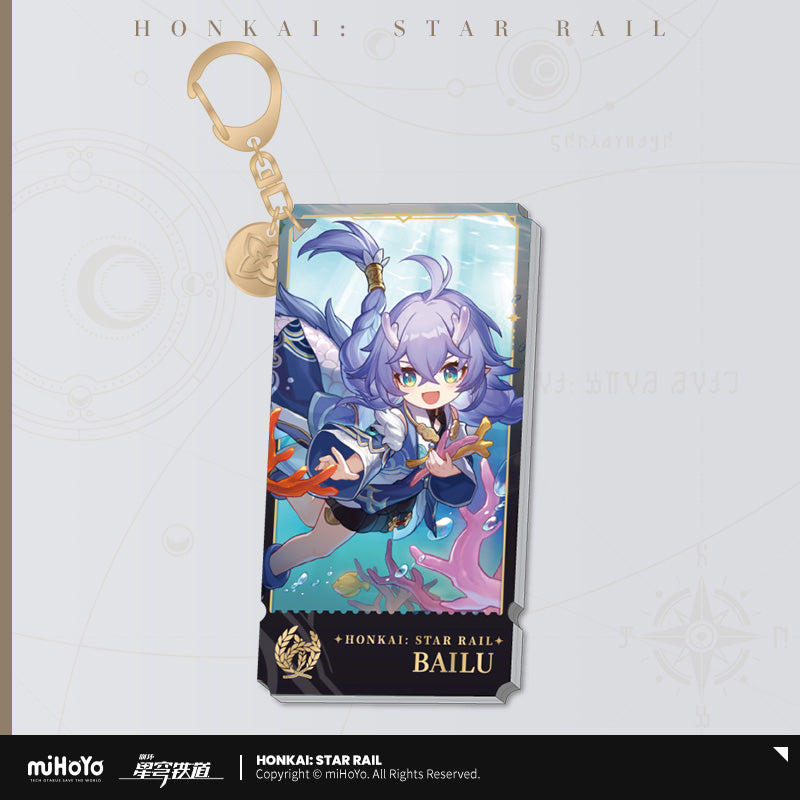 Honkai: Star Rail The Abundance Character Warp Artwork Acrylic Keychain