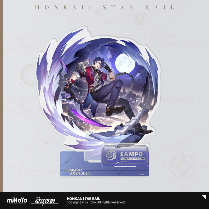 Honkai: Star Rail The Nihility Character Warp Artwork Acrylic Standee