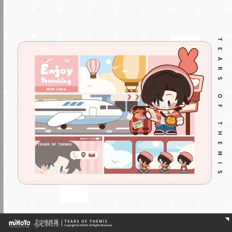You You Shi Guang Series Mini Character Printed Blanket
