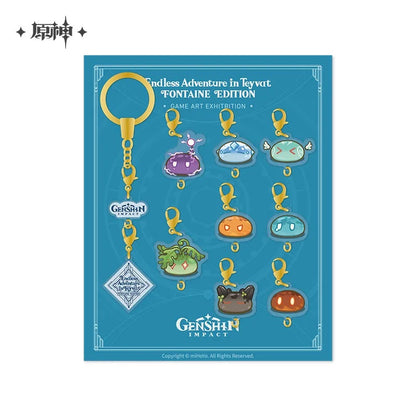Genshin Impact 2023 Game Art Exhibition Series Slime Acrylic Keychain