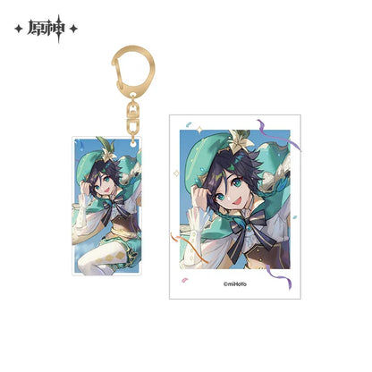 Genshin Impact FES 2023 Series Polaroid & Acrylic Keychain Set