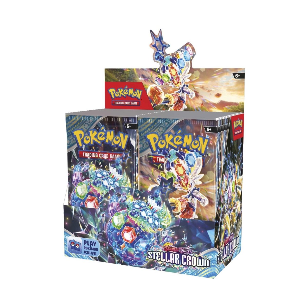 Pokemon Trading Card Game (TCG): Scarlet & Violet - Stellar Crown Booster Display