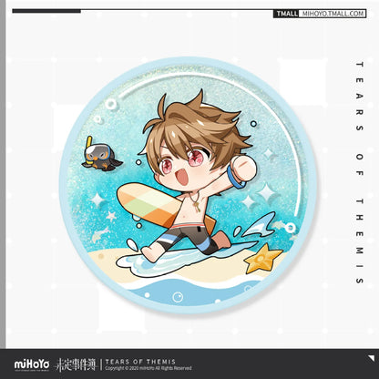 Summer Series Acrylic Quicksand Coaster