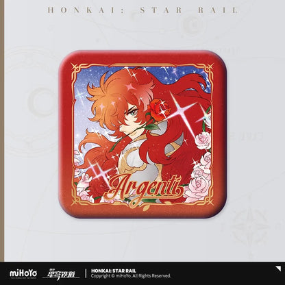 Honkai: Star Rail Argenti Gorgeous Series Tinplate Badge