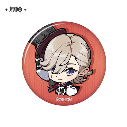 Genshin Impact Chibi Character Series Badge Court of Fontaine