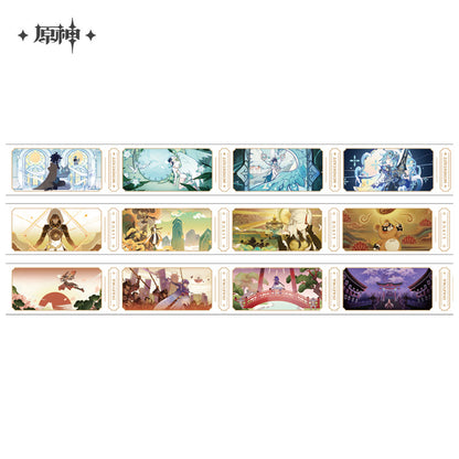 Genshin Impact Earthly Glimpses Series Washi Tape