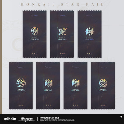 Honkai: Star Rail Departure Countdown Series Laser Commemorative Ticket Set