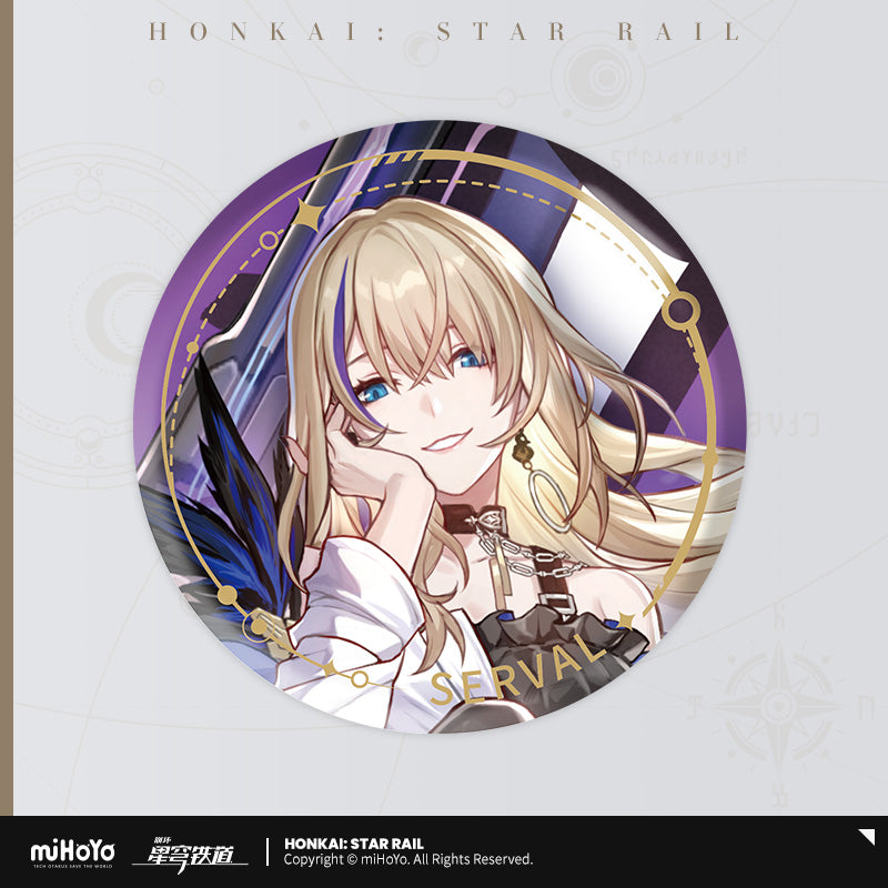 Honkai: Star Rail The Erudition Character Warp Artwork Tinplate Badge