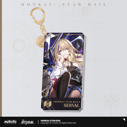 The Erudition Character Warp Artwork Acrylic Keychain