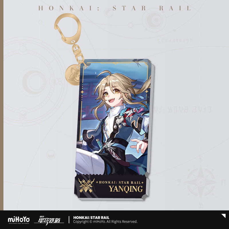 The Hunt Character Warp Artwork Acrylic Keychain