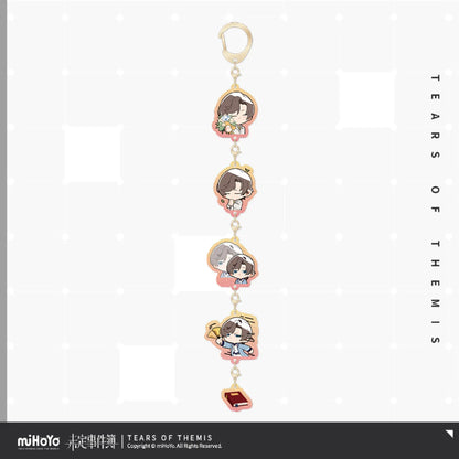 Tears of Themis Yue Ding Zhi Ri Series Chibi Acrylic Keychain