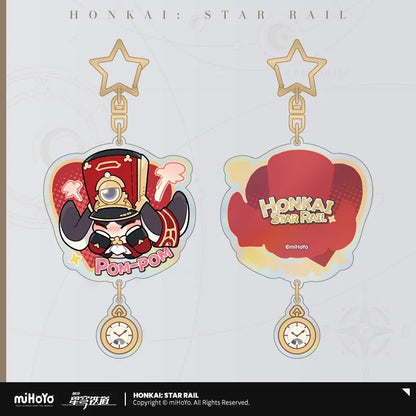 Pom-Pom Exhibition Series Pom-Pom Acrylic Keychain