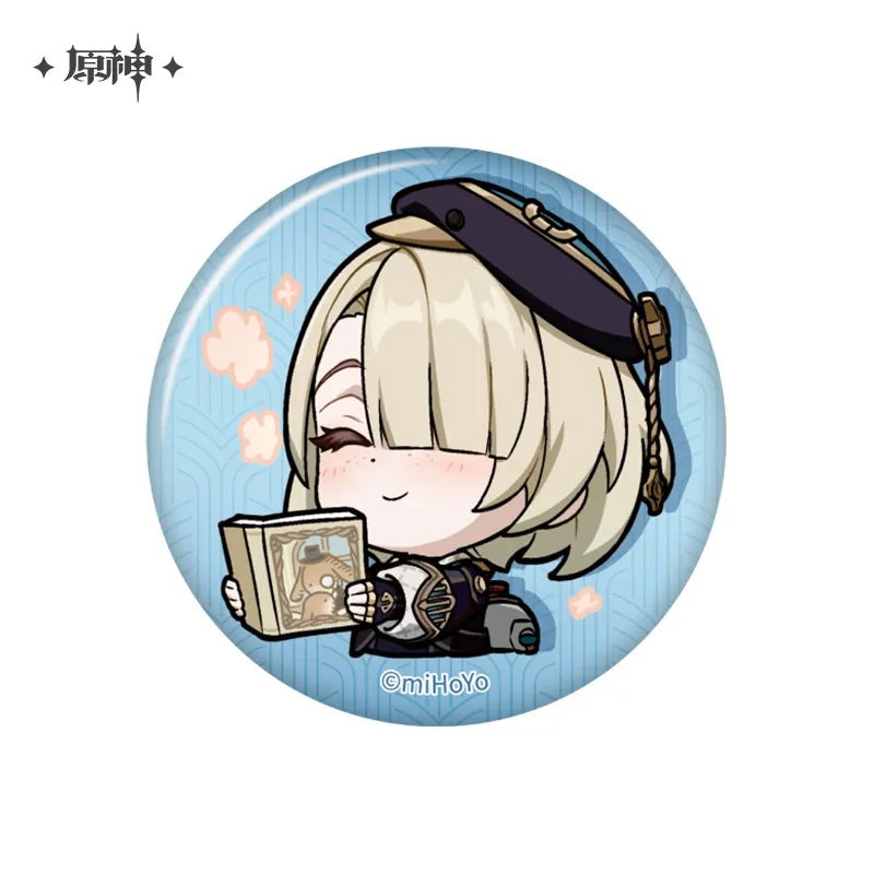 Genshin Impact Chibi Character Series Badge Court of Fontaine