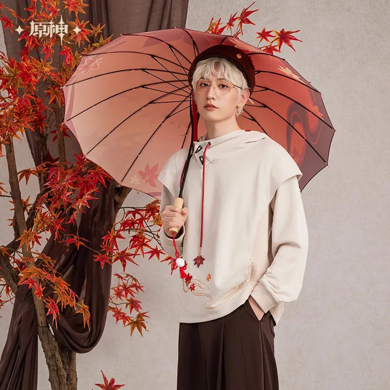 Genshin Impact Kaedehara Kazuha Theme Impression Series Long Handle Umbrella