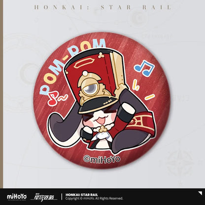 Honkai: Star Rail Pom-Pom Exhibition Series Pom-Pom Mini Tinplate Badge Set