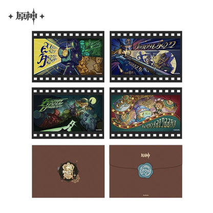Genshin Impact 2023 Offline Exhibition Series Peripherals Negative Card Envelope Set