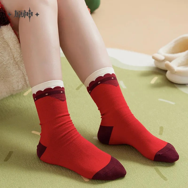 Genshin Impact Klee Theme Impression Series  Mid-calf Socks
