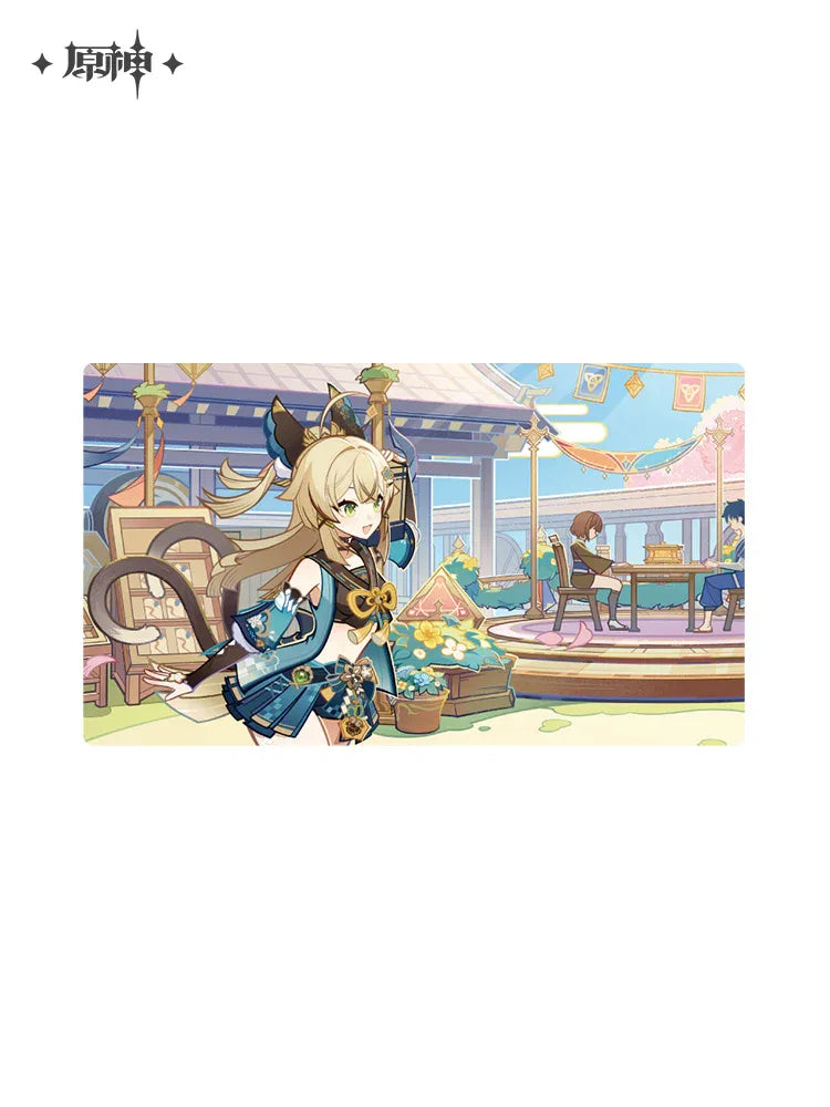 Floating World Under the Moonlight Series Raster Postcard Set Genshin Impact Set ACG Go Anime www.acg-go.com Art Decor, Postcard