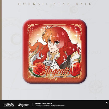 Honkai: Star Rail Argenti Gorgeous Series Tinplate Badge