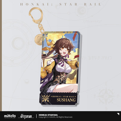 The Hunt Character Warp Artwork Acrylic Keychain