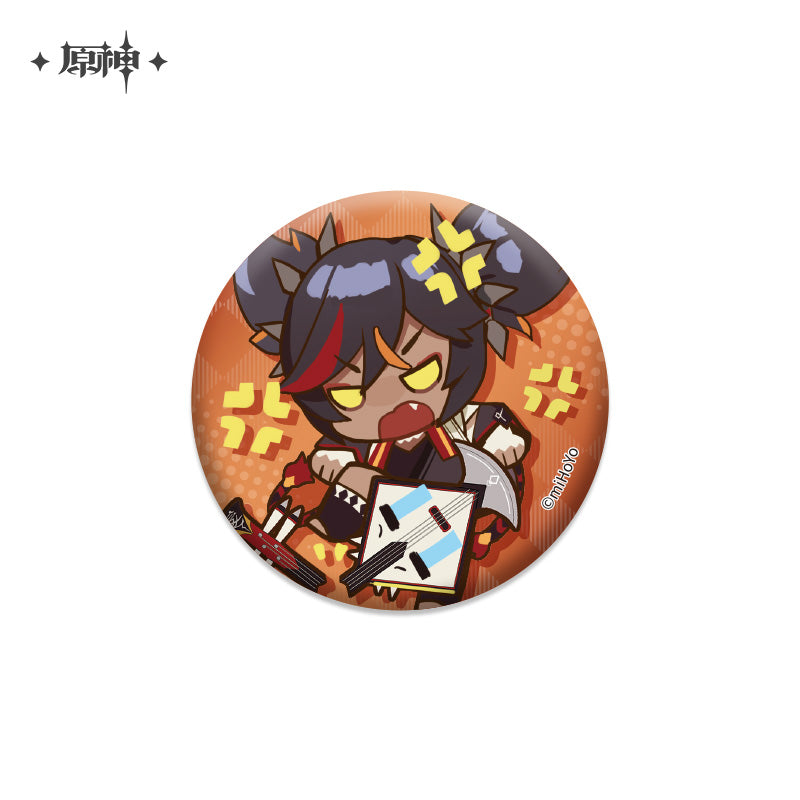 Genshin Impact Chibi Character Series Badge Vol.1
