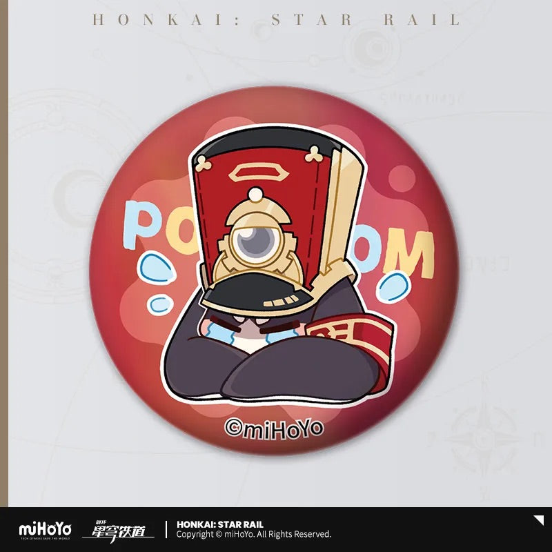 Pom-Pom Exhibition Series Pom-Pom Mini Tinplate Badge Set