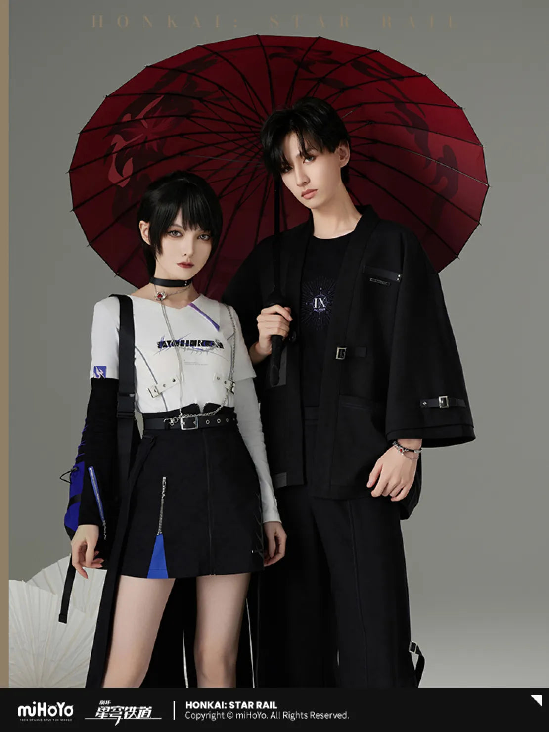 Acheron Theme Impression Series Long Handle Umbrella
