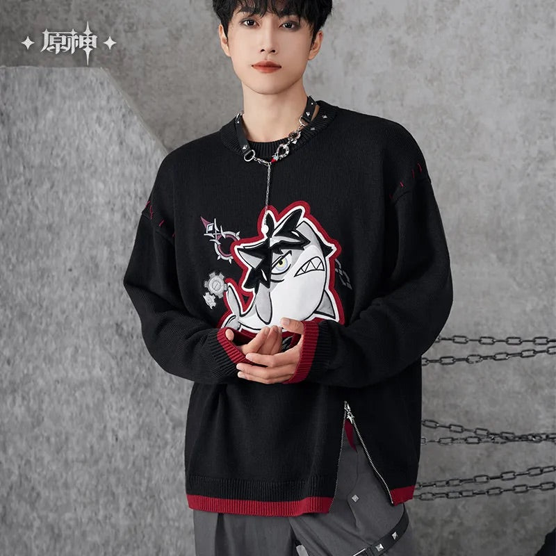 Genshin Impact Wriothesley Theme Impression Series Knitted Sweater