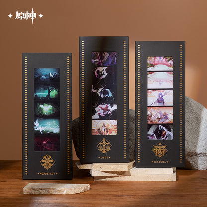 Genshin Impact Earthly Glimpses Series Film Strip Style Bookmark Set