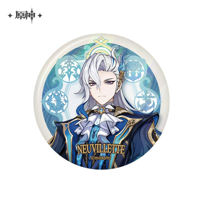 Genshin Impact Court of Fontaine Theme Series Character Badge