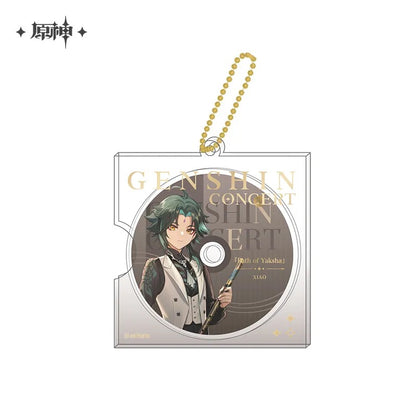 Genshin Impact Concert 2023 Series Character CD Style Keychain