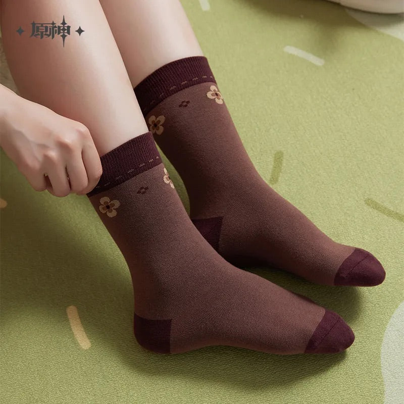 Genshin Impact Klee Theme Impression Series  Mid-calf Socks