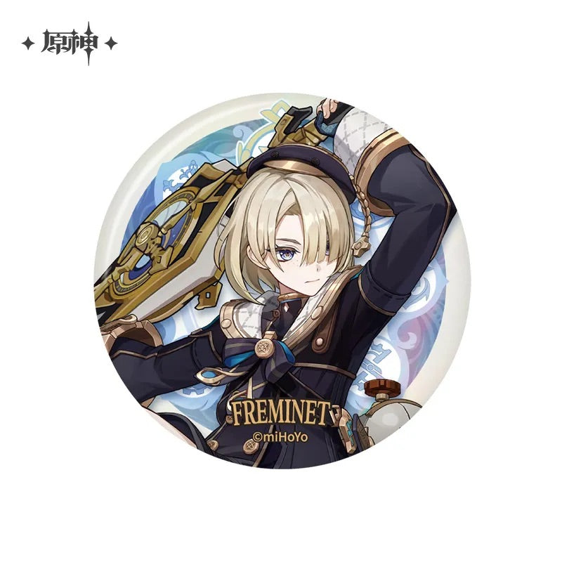 Genshin Impact Court of Fontaine Theme Series Character Badge