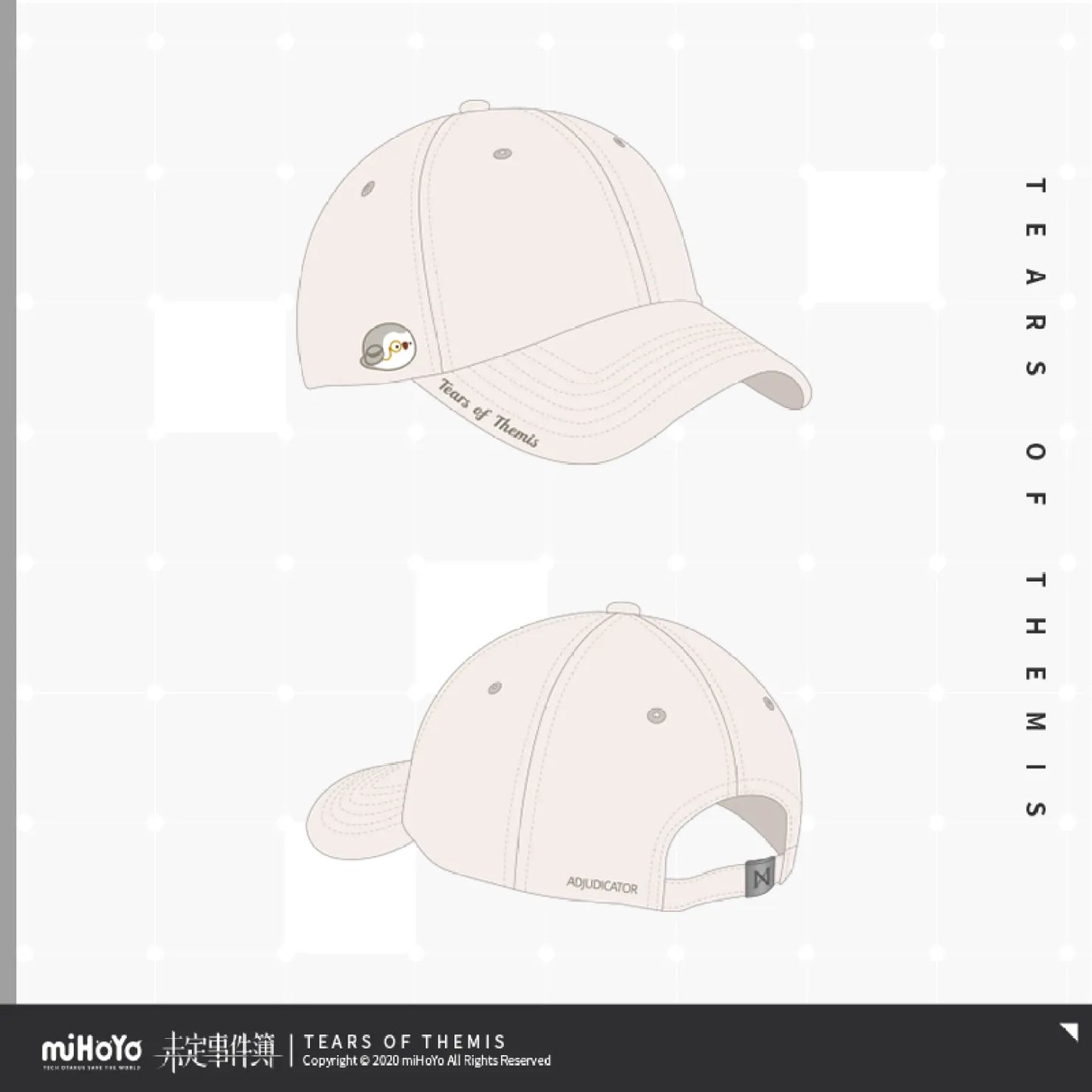 Tears of Themis Sui Xing Series Embroidered Baseball Cap