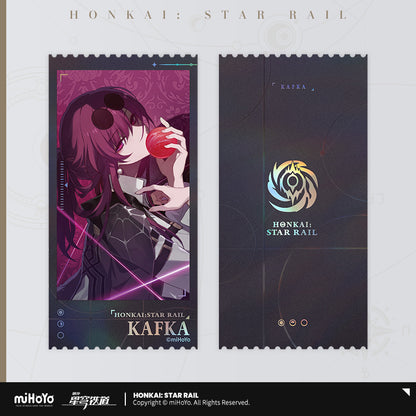 Honkai: Star Rail Departure Countdown Series Laser Commemorative Ticket Set