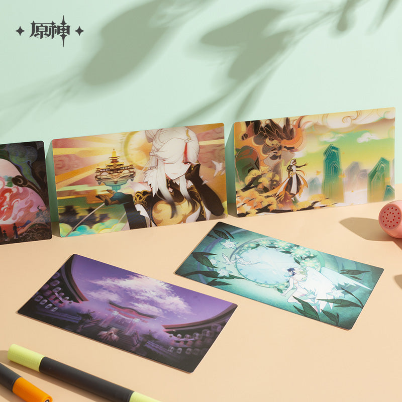 Genshin Impact Earthly Glimpses Series Postcard Set