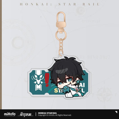 Honkai: Star Rail Pom-Pom Exhibition Series Vol.1 Acrylic Keychain