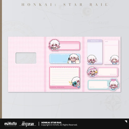 Honkai: Star Rail Pom-Pom Exhibition Series Pom-Pom Chibi Sticky Notes Set