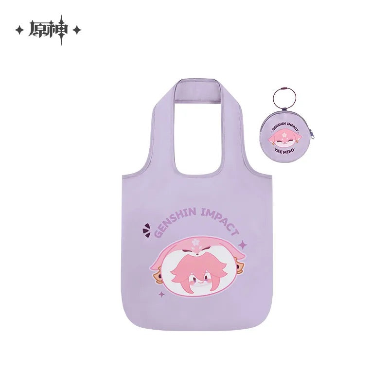 Teyvat Zoo Theme Series Folding Tote Bag