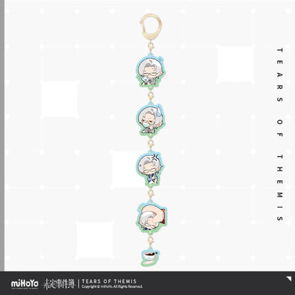 Tears of Themis Yue Ding Zhi Ri Series Chibi Acrylic Keychain