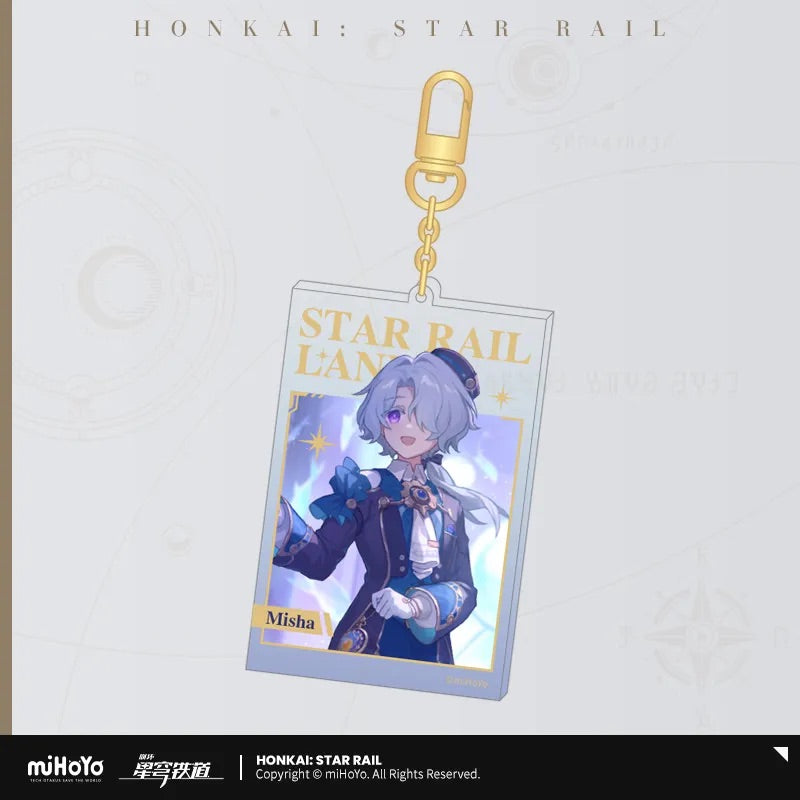 LAND Series Acrylic Keychain