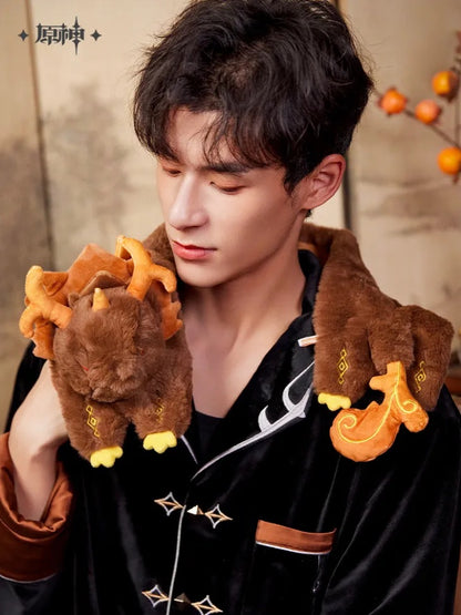 Genshin Impact Zhongli Theme Impression Series Exuvia Plush Toy Scarf