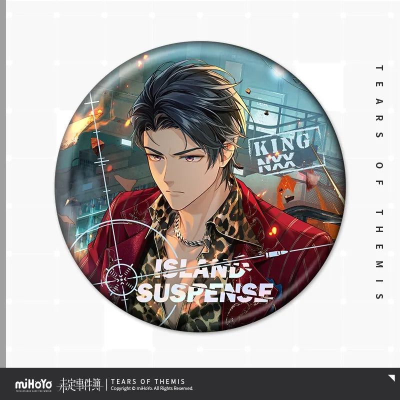 Island Suspense Series Tinplate Badge