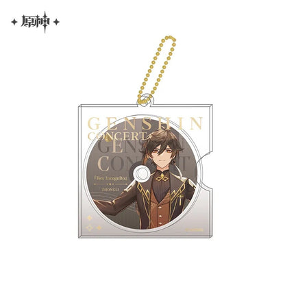Genshin Impact Concert 2023 Series Character CD Style Keychain