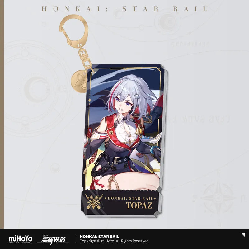 Honkai: Star Rail The Hunt Character Warp Artwork Acrylic Keychain