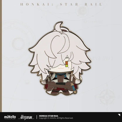 Honkai: Star Rail Chibi Doll Series Tinplate Badge